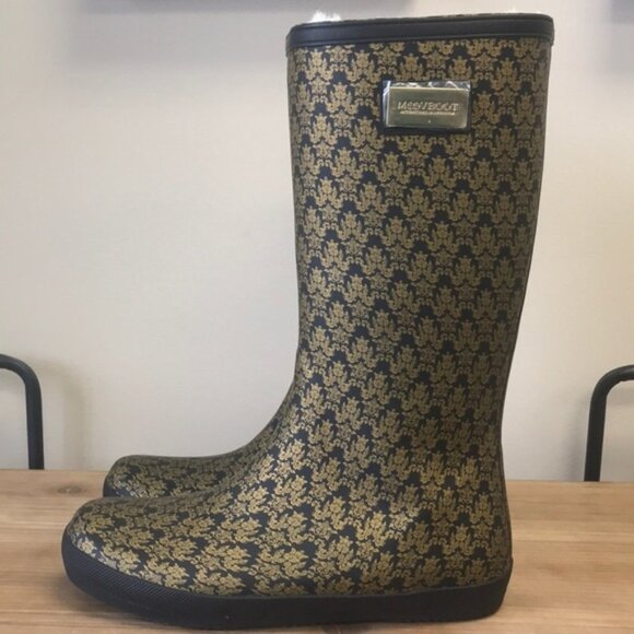 MoovBoot Wonderland Tall Rubber/Sheepskin Boot - Picture 3 of 6